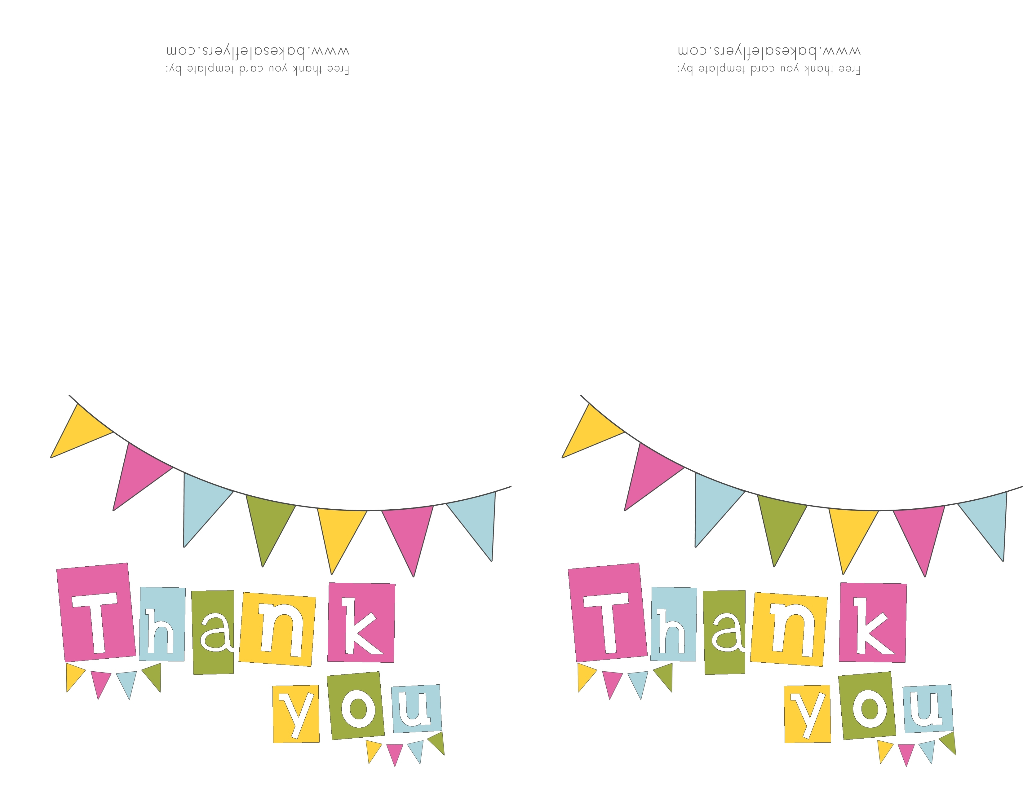 Printable Thank You Card Template | Reactorread - Thank You Card Free Printable Template