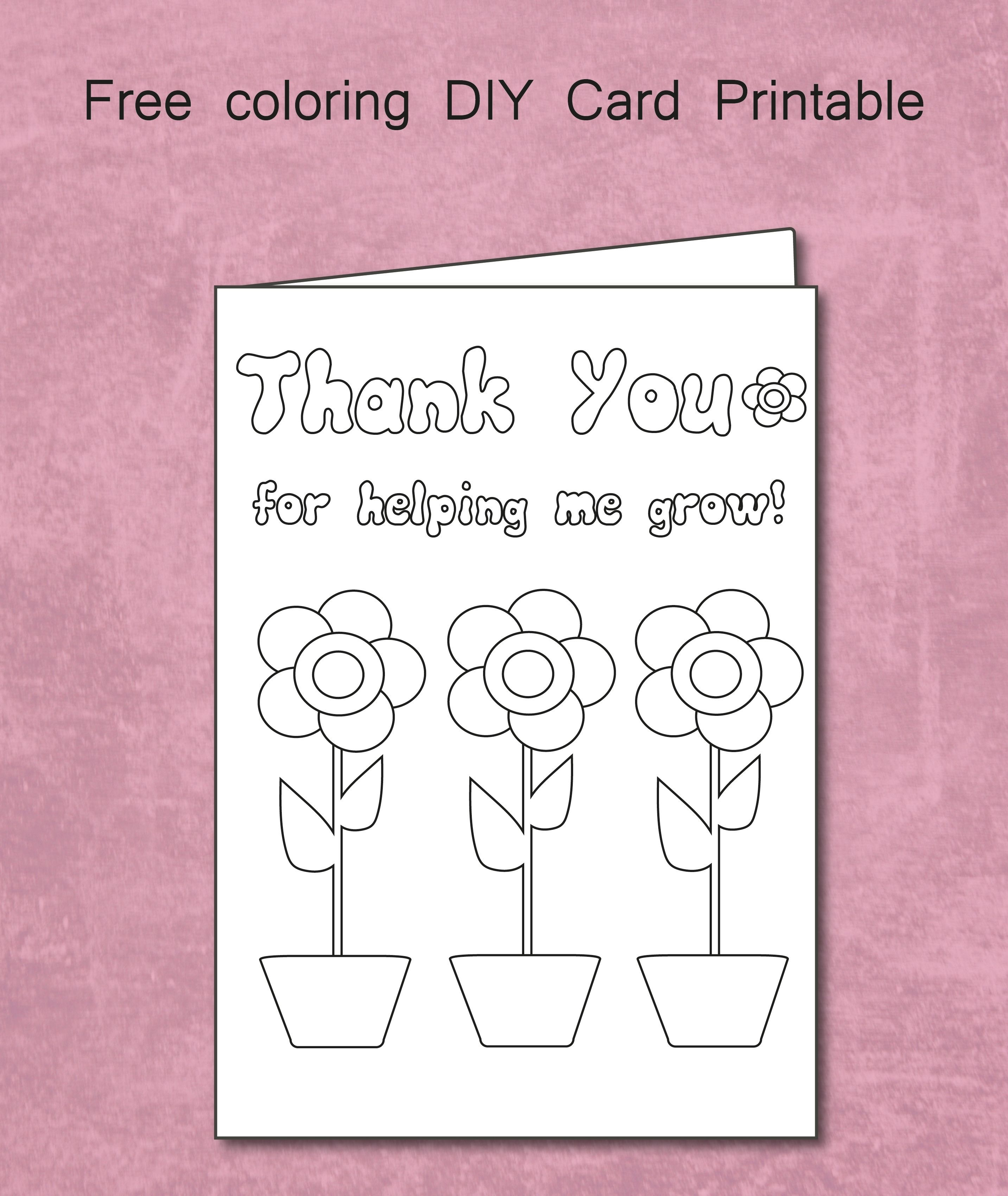 Printable Thank You Cards Teacher | Bestprintable231118 - Free Printable Thank You Cards For Teachers