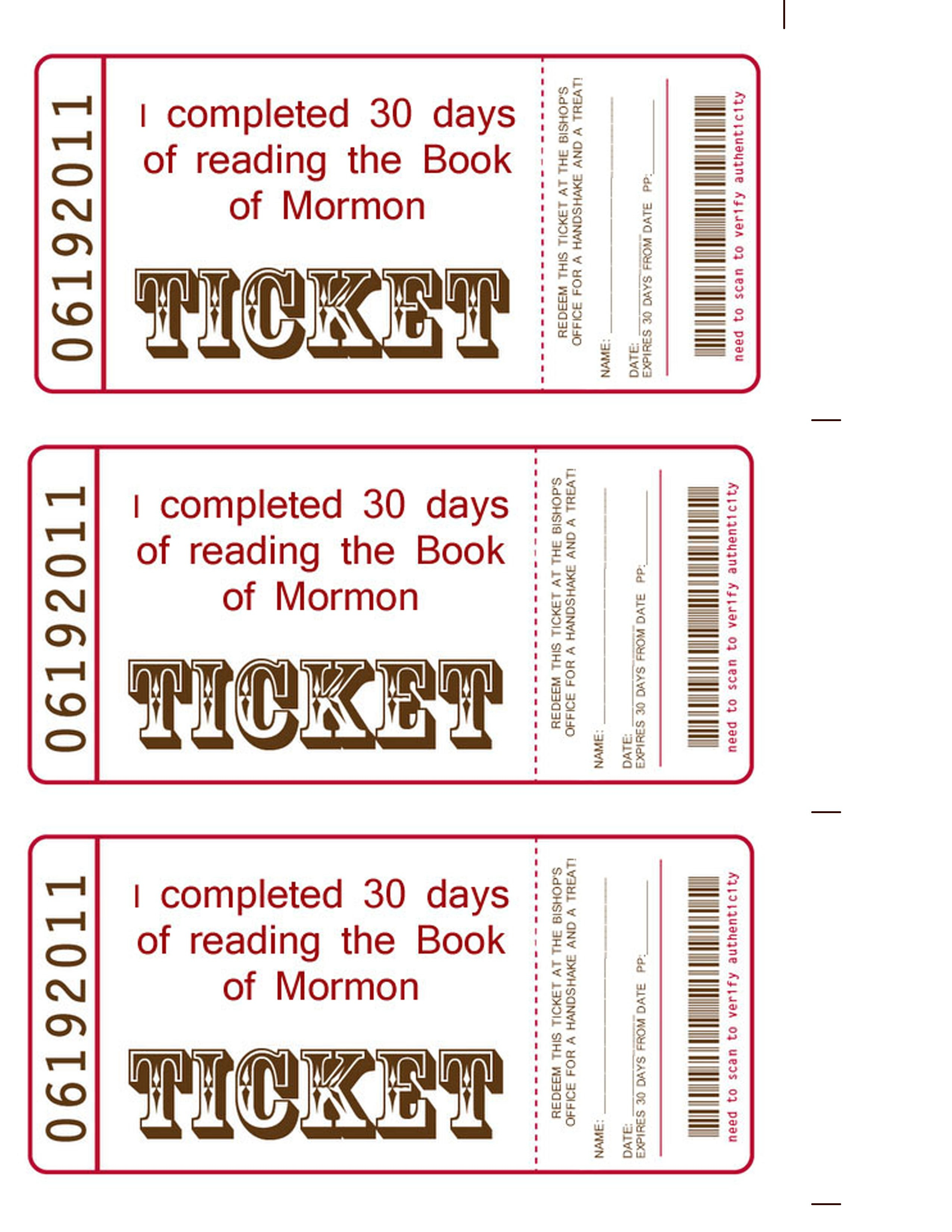 Printable Tickets Template Free Gagnametashortco #94322585634 – Free - Free Printable Tickets