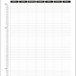 Printable Time Schedule Chart Hourly Table Free Weekly Tracker The   Time Management Forms Free Printable