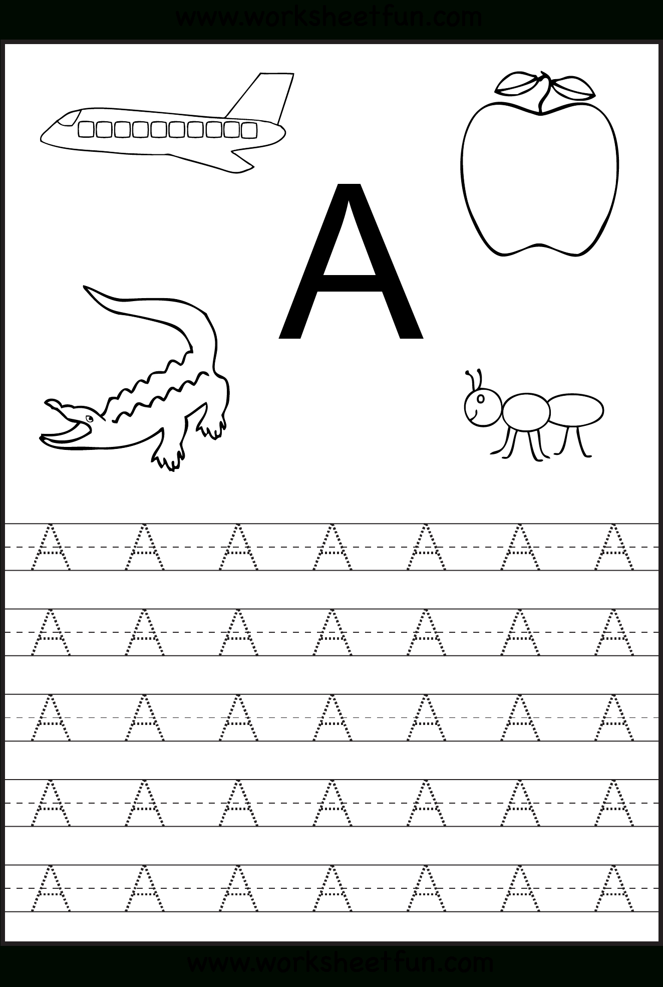 Printable Tracing Worksheets For Kindergarten - 16.11.ybonlineacess.de • - Free Printable Name Tracing Worksheets