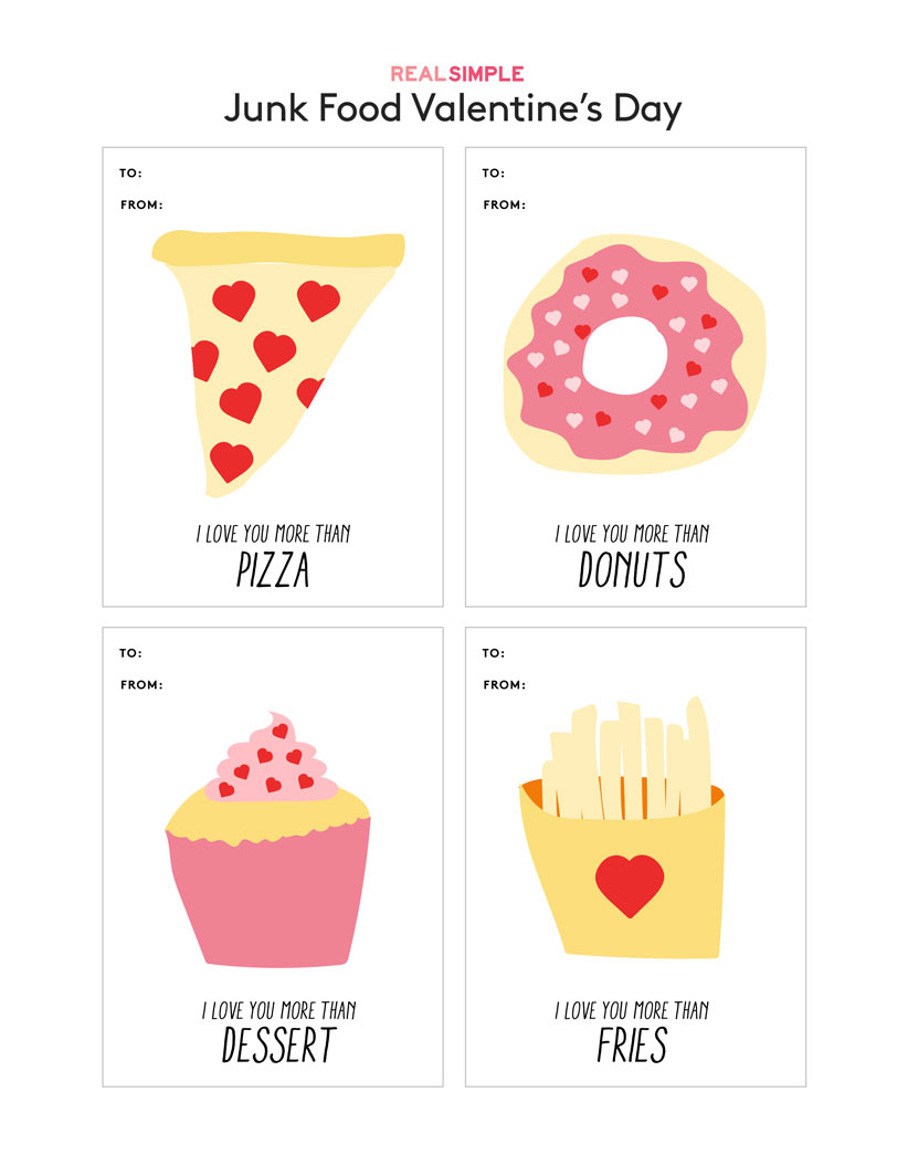 Printable Valentine&amp;#039;s Day Cards | Real Simple - Free Printable Valentines Day Cards For Parents