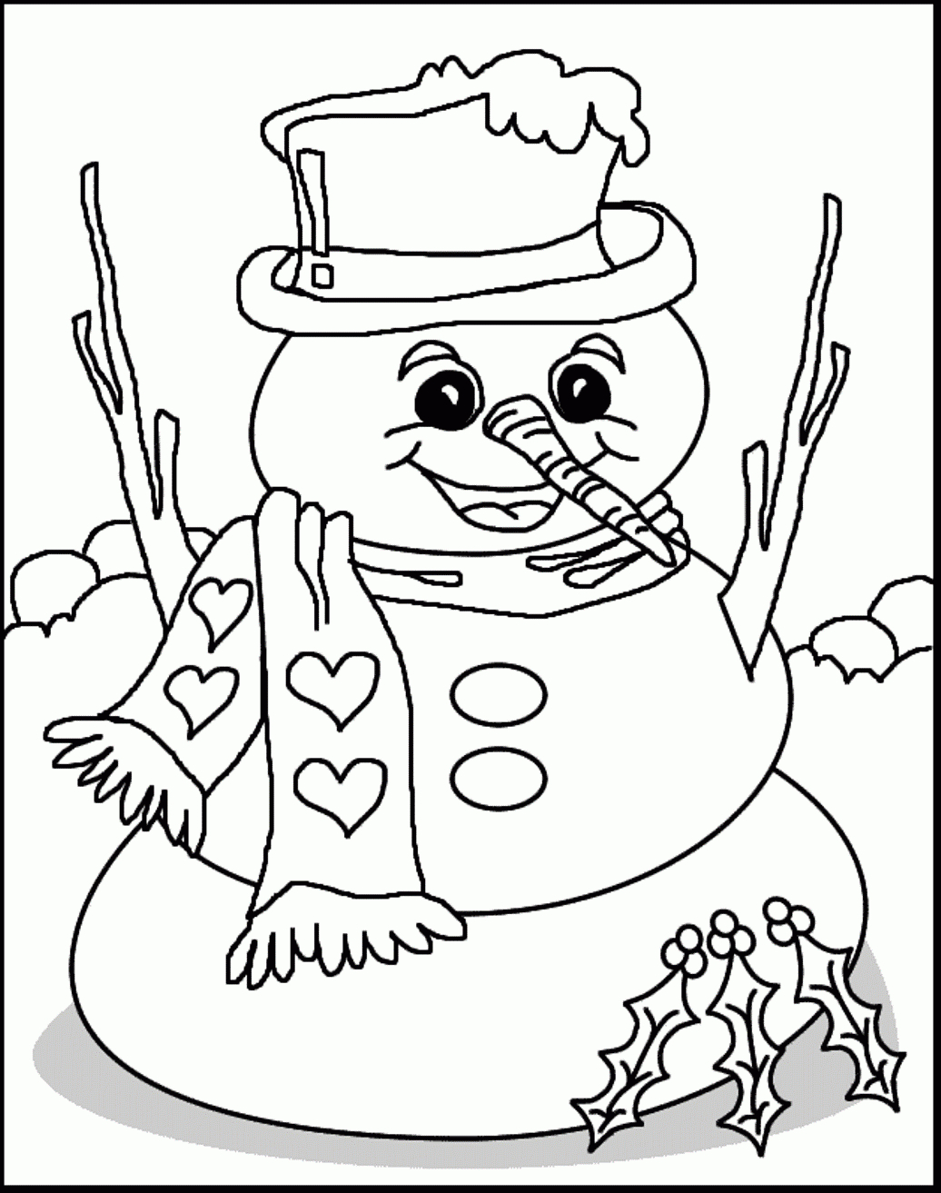 Printable Winter Coloring Pages 9 #41392 - Free Printable Winter Coloring Pages