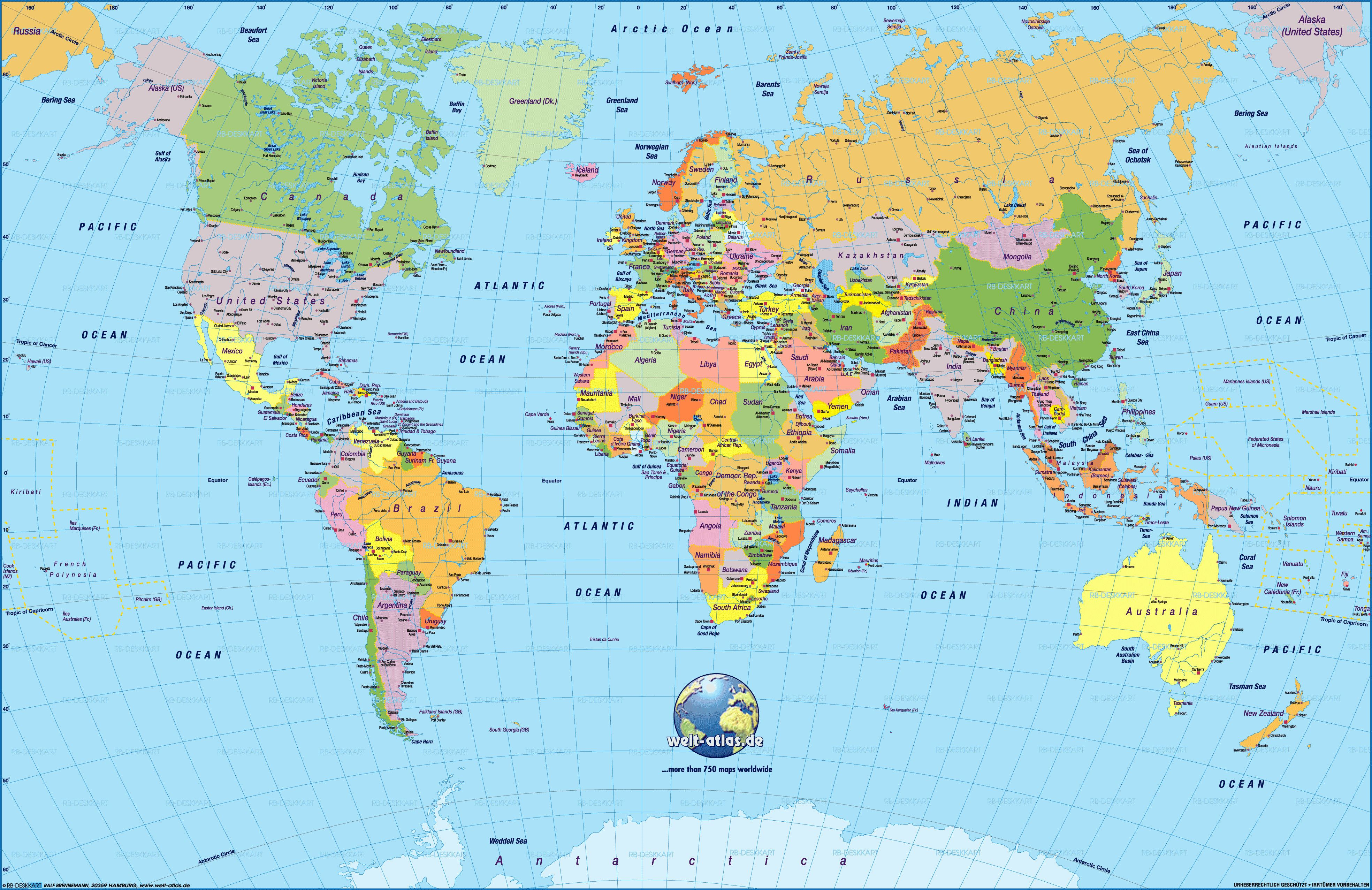 Printable World Map 2018 - 16.mackenzieinteriors.co • - Free Printable World Map