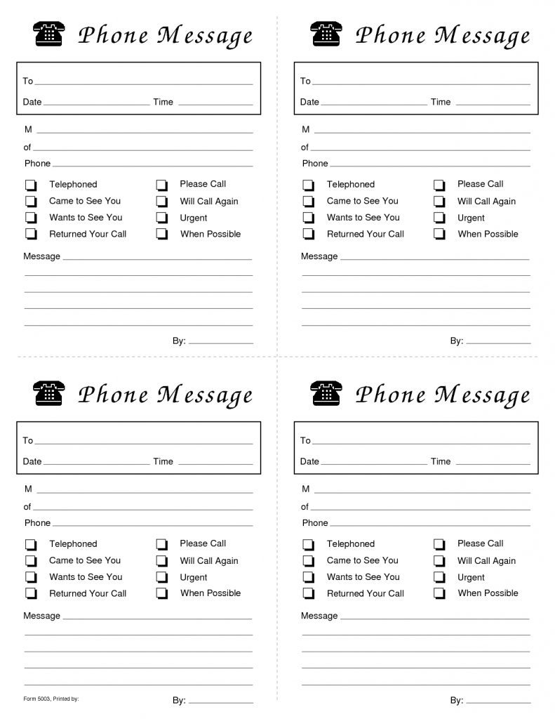 Printable+Phone+Message+Template | ??s | Pinterest | Free Printable - Free Printable Phone Message Template