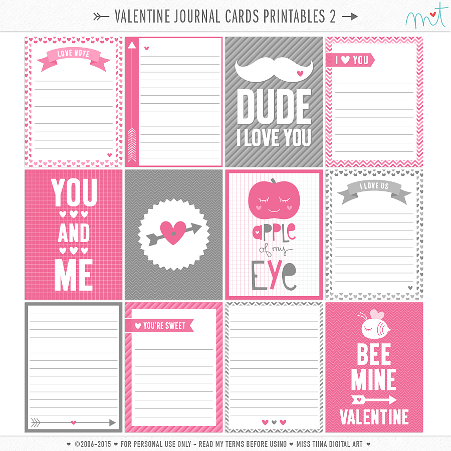 Printables | Misstiina - 52 Reasons Why I Love You Free Printable Template