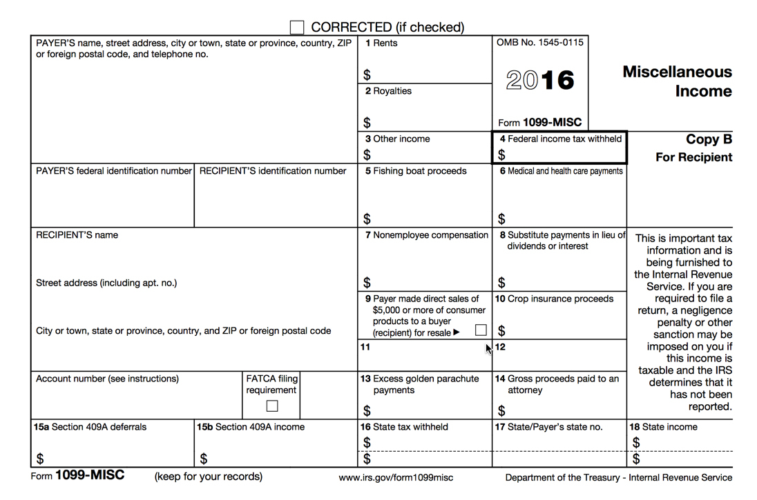 Process 1099-Misc Forms – Buildium Help Center - Free Printable 1099 Misc Form 2013