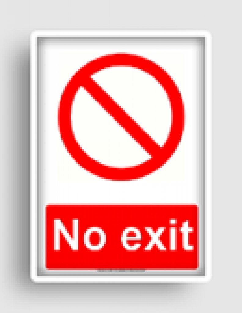 Prohibited Or No Signs Freesignage Completely Free Printable For - Free Printable No Exit Signs