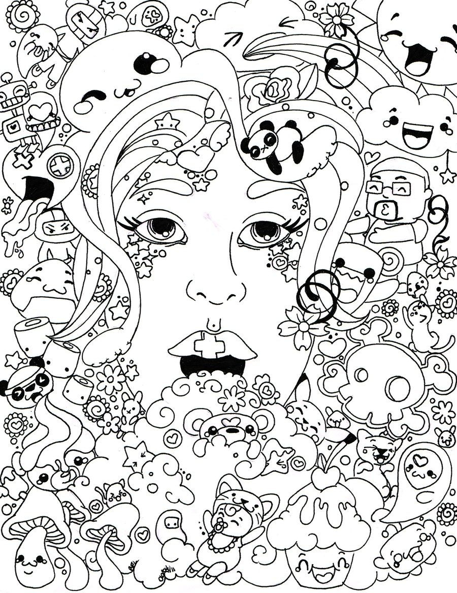 Psychedelic Coloring Pages To Download And Print For Free - Free Printable Trippy Coloring Pages