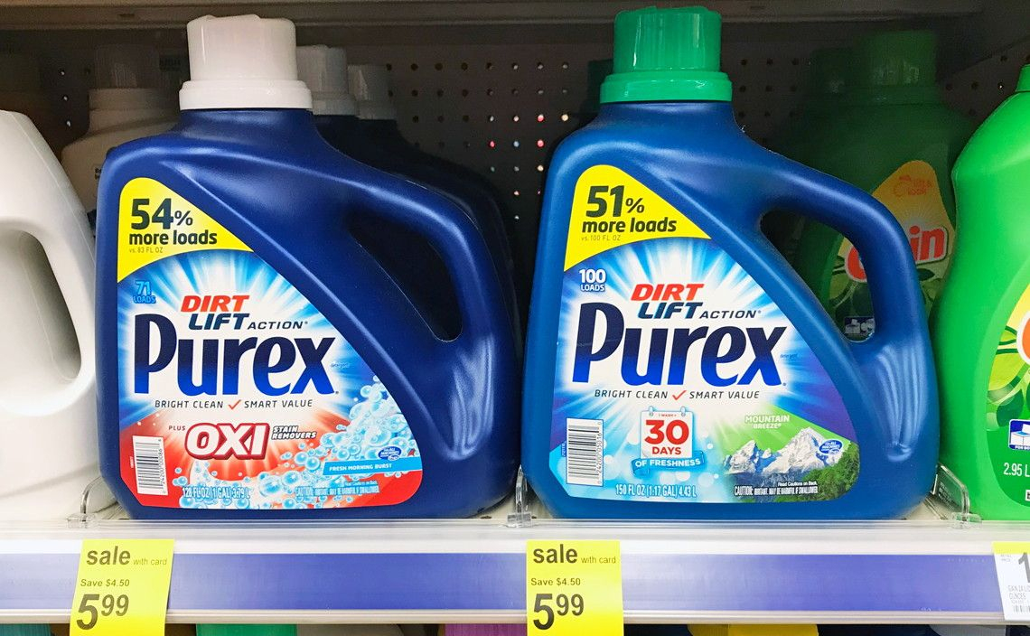 Purex Laundry Detergent 150-Ounce Bottle, Only $4.99 At Walgreens - Free Printable Purex Detergent Coupons