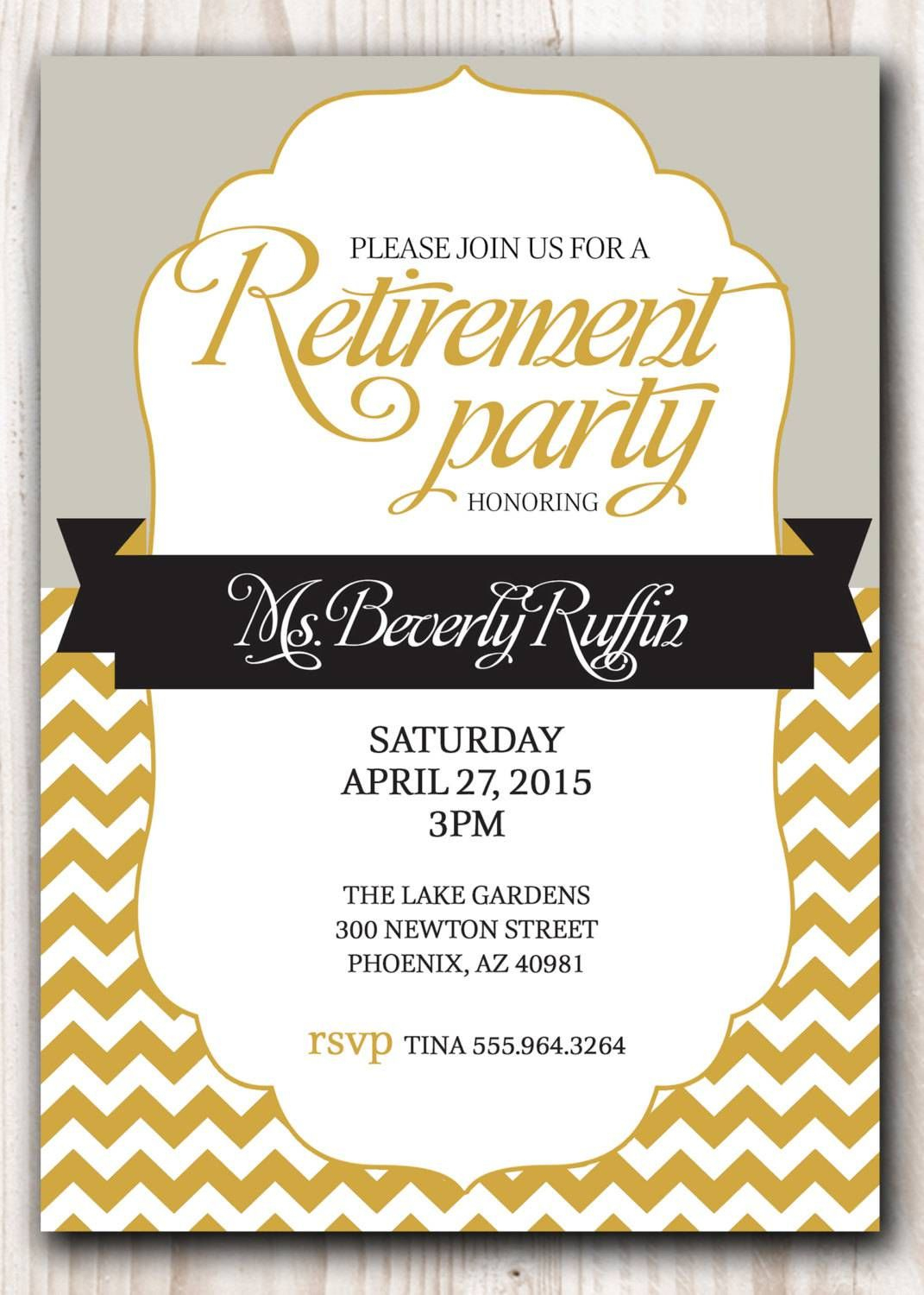 Retirement Party Invitation Template Microsoft | Retirment Party - Free Printable Retirement Party Flyers