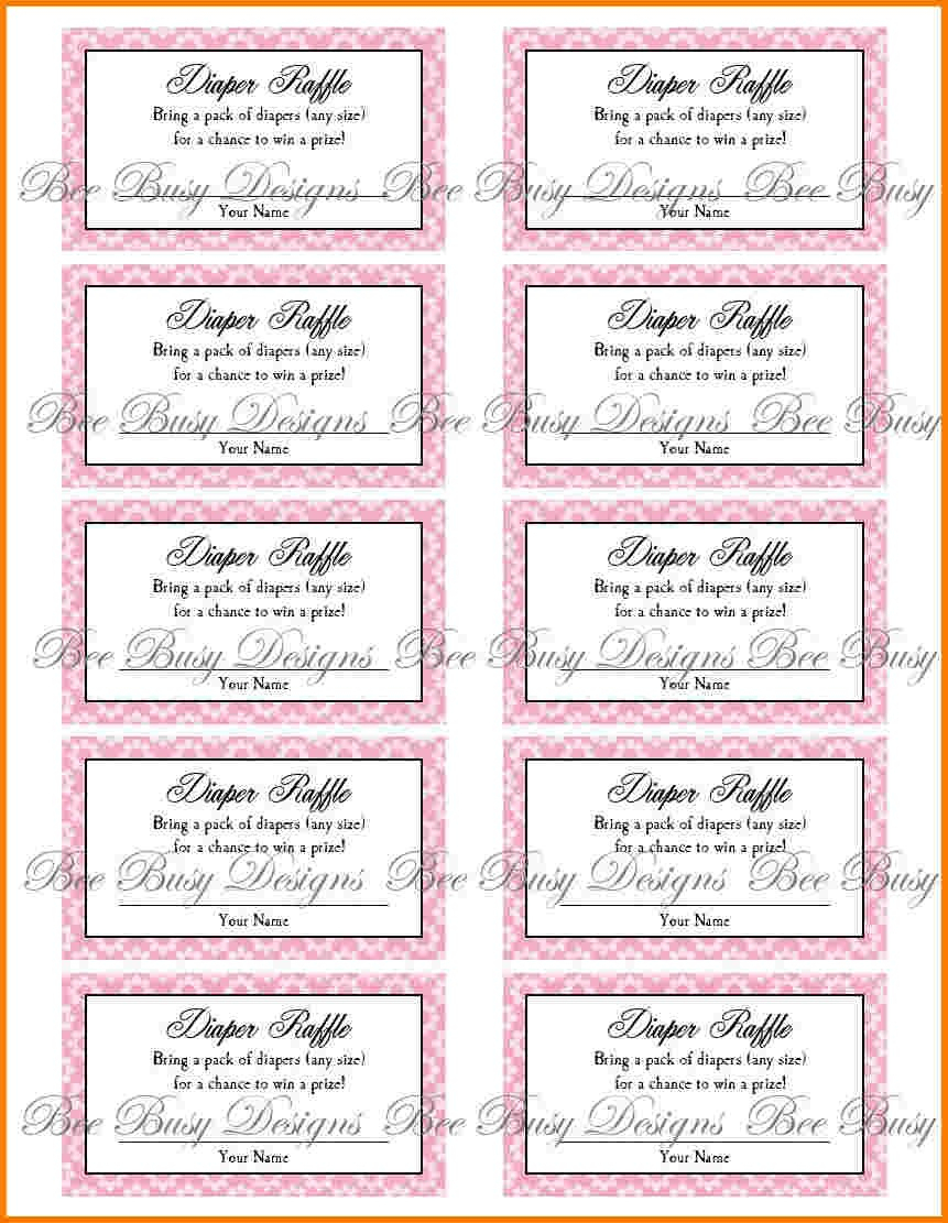 Review Free Printable Diaper Raffle Tickets For Baby Shower - Ideas - Free Printable Diaper Raffle Ticket Template