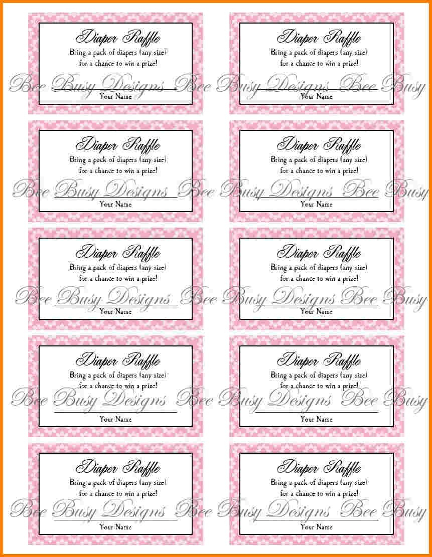 Review Free Printable Diaper Raffle Tickets For Baby Shower - Ideas - Free Printable Diaper Raffle Tickets