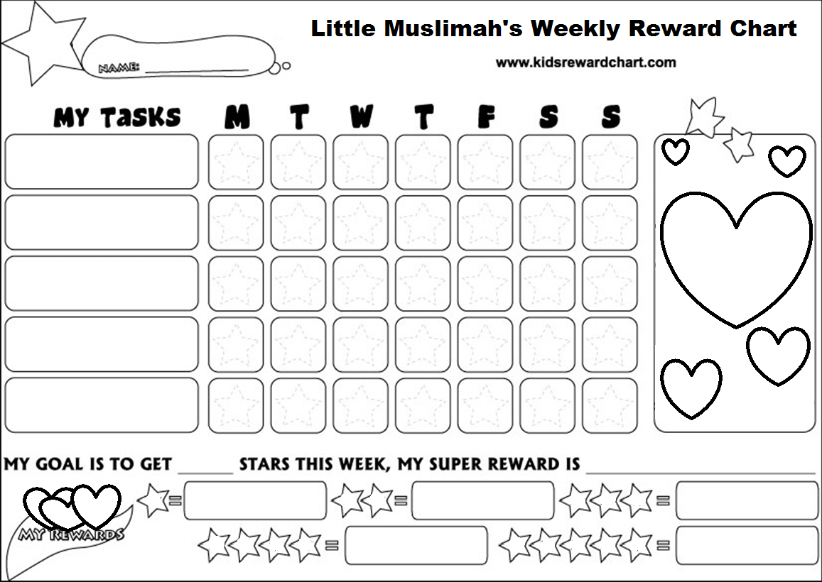 Reward Chart System For Children (Aged 2 To Teenagers) | Victorian - Free Printable Reward Charts For Teenagers