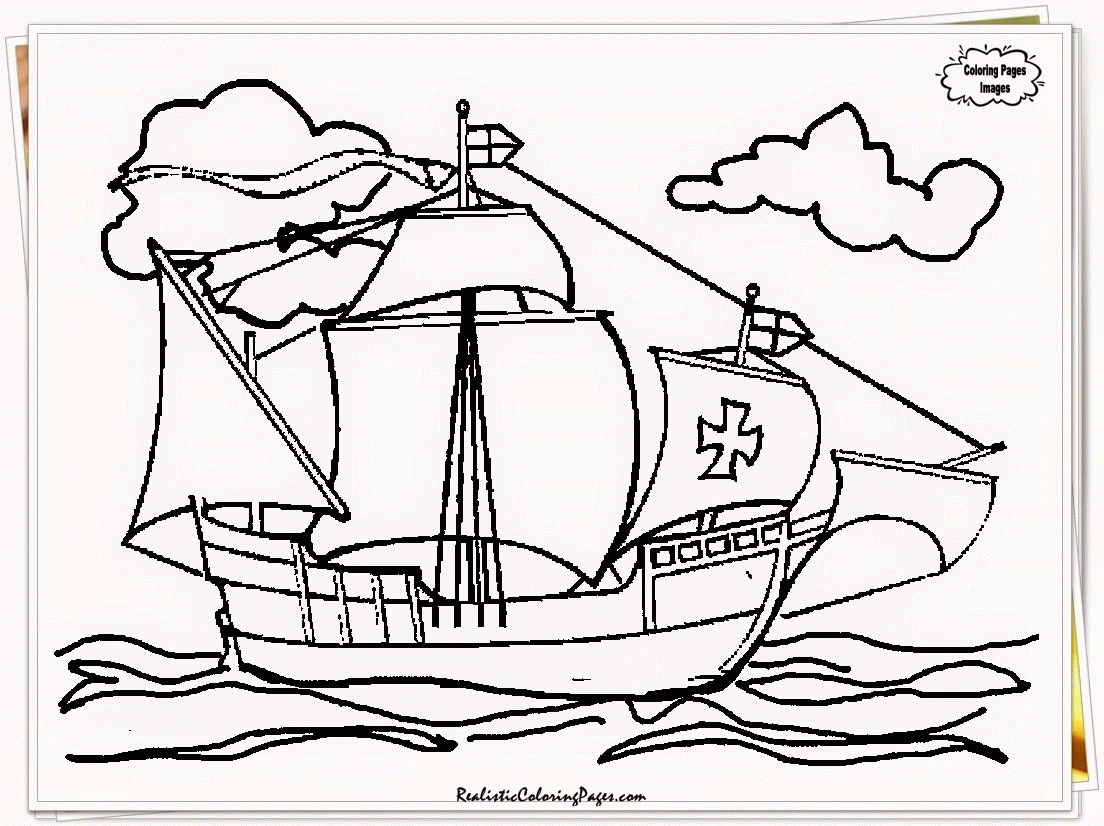 Round Earth Coloring Pages Printable Christopher Columbus - Coloring - Free Printable Christopher Columbus Coloring Pages