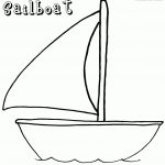 Sailboat Coloring Page   Coloring Home   Free Printable Sailboat Template