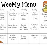 Sample Daycare Menu Templates | Preschool | Daycare Menu, Daycare   Free Printable Daycare Menus