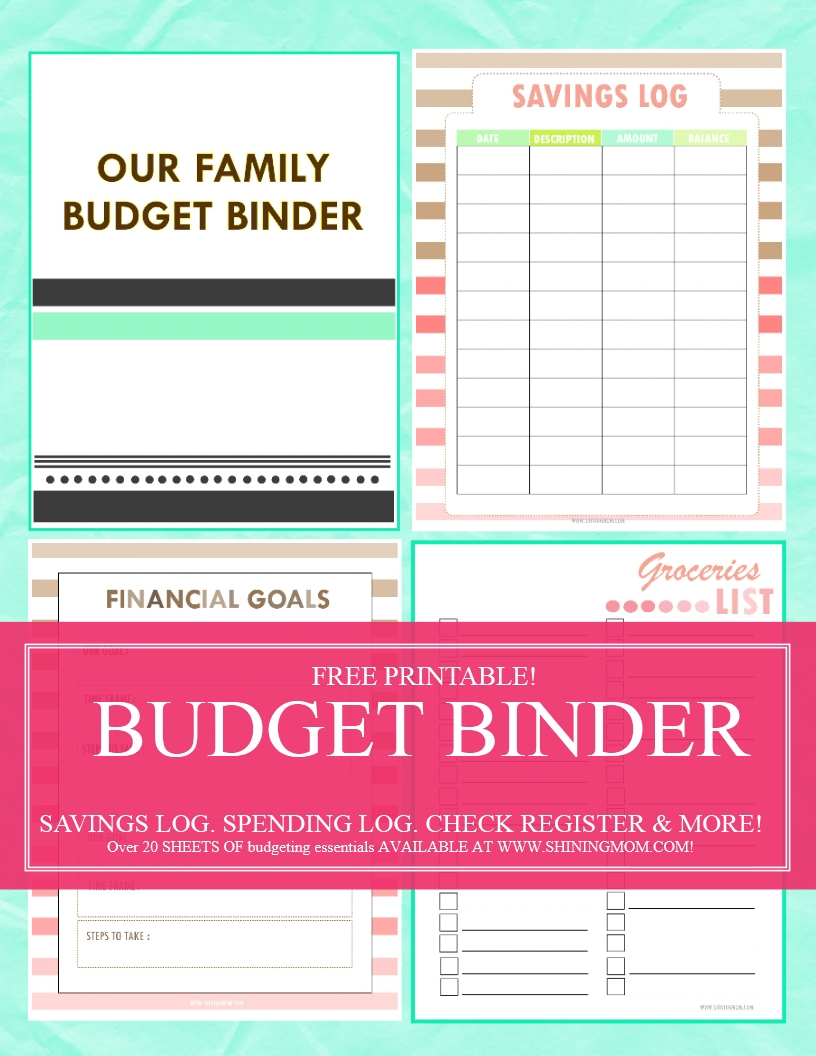 Save Money, Use Our Free Budget Binder! - Free Printable Budget Binder