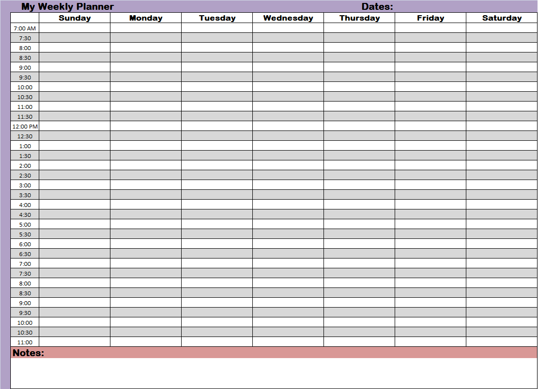Schedule Template Time Management Calendar Excel Free Daily - Time Management Forms Free Printable