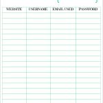 Secret Password Keeper Free Printable | Planners | Password Keeper   Free Printable Password Organizer