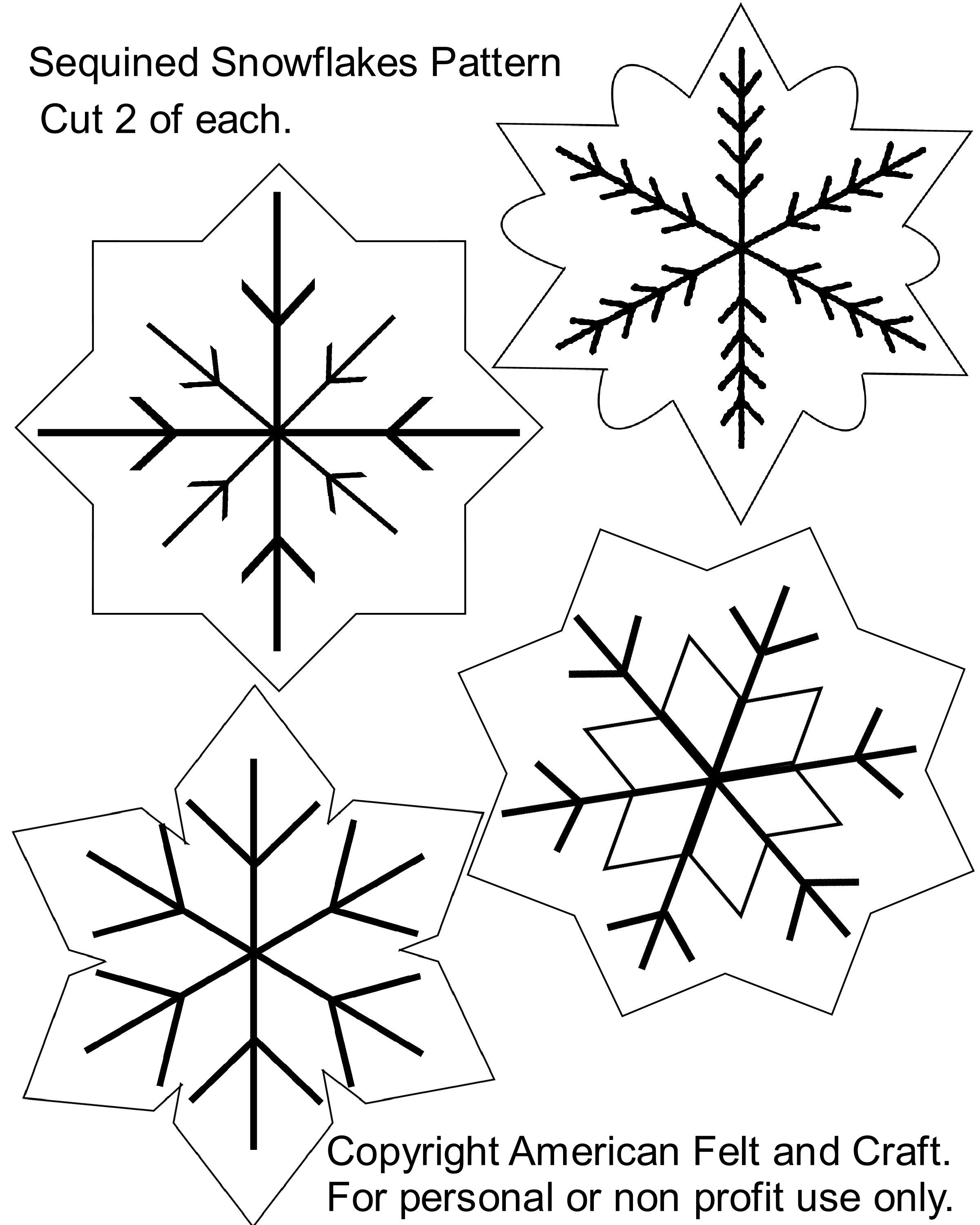 Cut Out Free Printable Felt Christmas Ornament Patterns