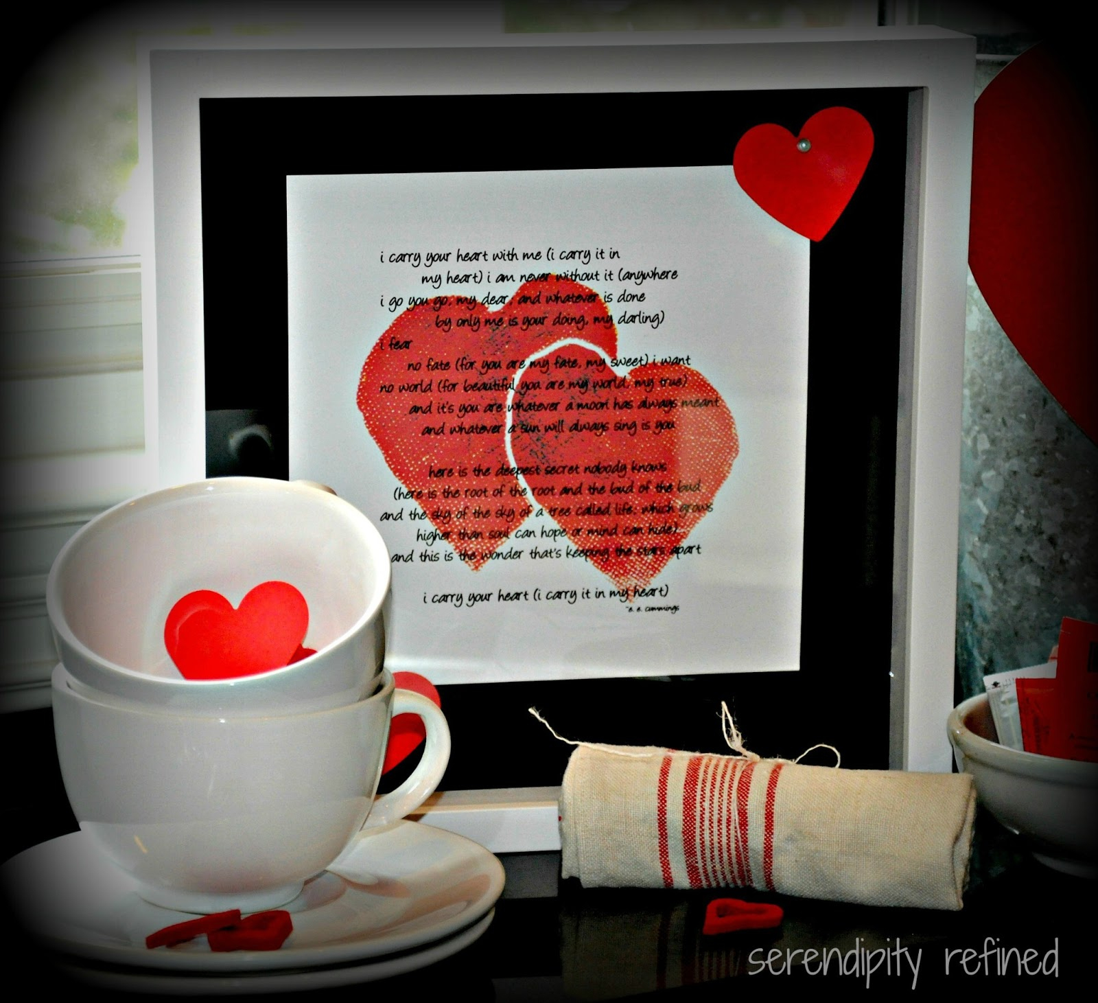 Serendipity Refined Blog: Valentine&amp;#039;s Day Decor And A Free Printable - Free Printable Valentine&amp;amp;#039;s Day Decorations