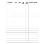 Service Hours Log Sheet Printable | Community Service Hours Chart   Free Printable Community Service Log Sheet