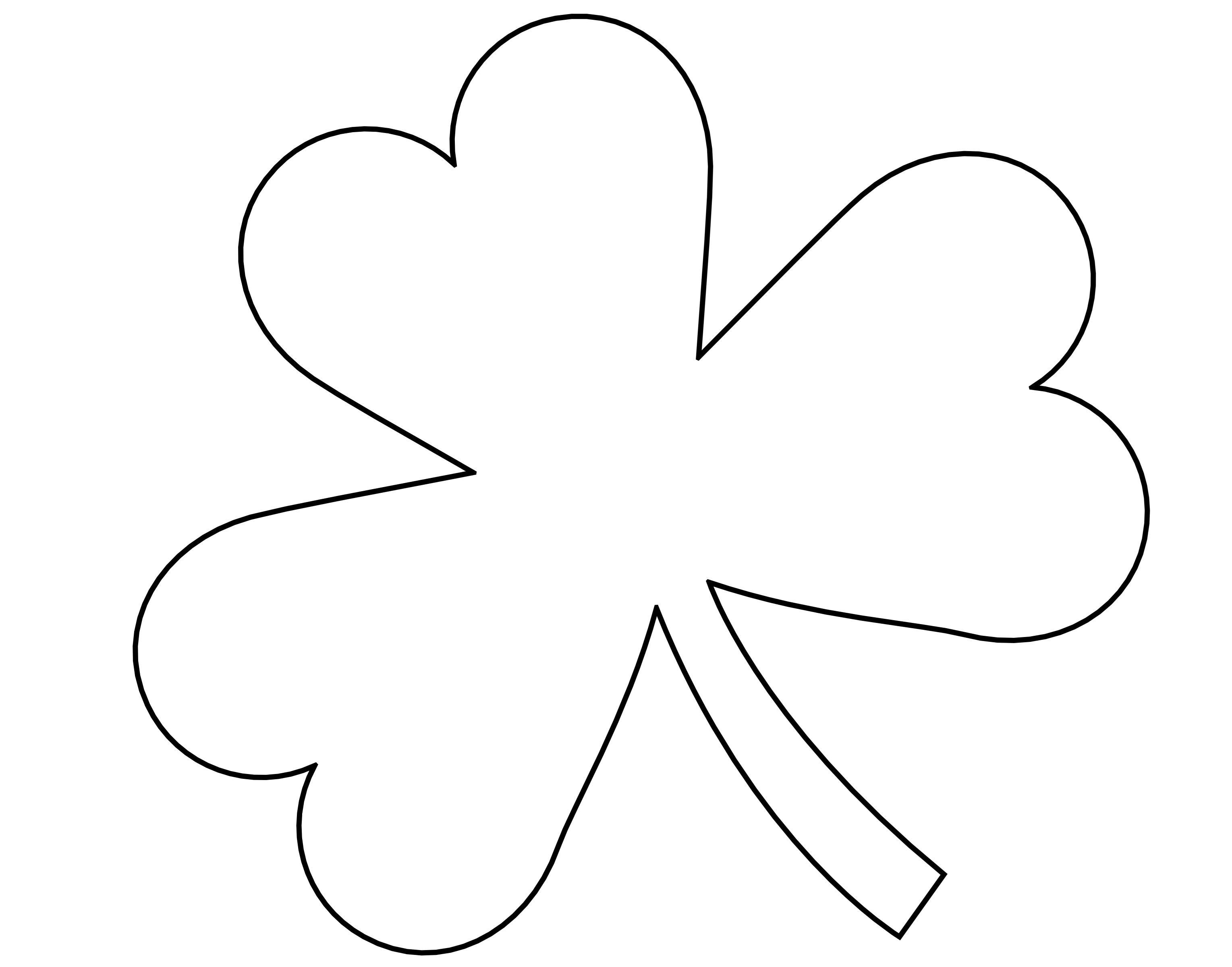 Shamrock Tattoos Stencil Printable - 9.18.kaartenstemp.nl • - Free Printable Shamrock Cutouts