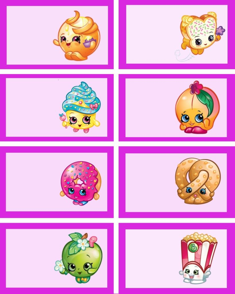 Shopkins Food Labels And Shopkins Party Printables Via Mandy&amp;#039;s Party - Shopkins Banner Printable Free