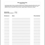 Silent Auction Bid Sheet Template   Google Search | Auction Ideas   Free Printable Silent Auction Bid Sheets