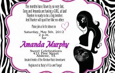 Free Printable Zebra Baby Shower Invitations