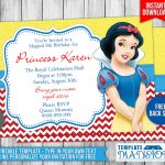 Snow White Invitations Snow White Printable Birthday Party   Snow White Invitations Free Printable