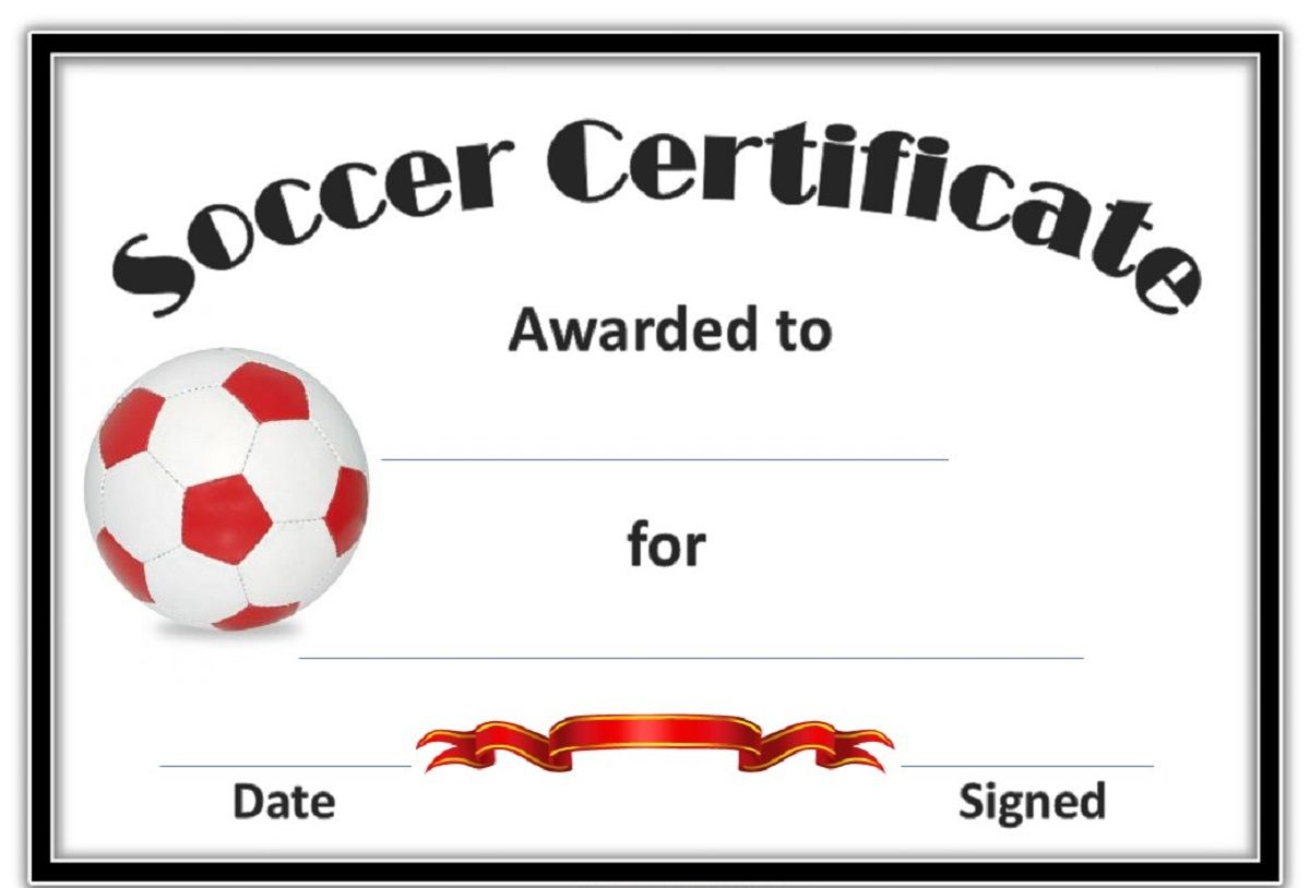 Soccer Award Certificates Template | Kiddo Shelter | Blank - Free Printable Soccer Certificate Templates