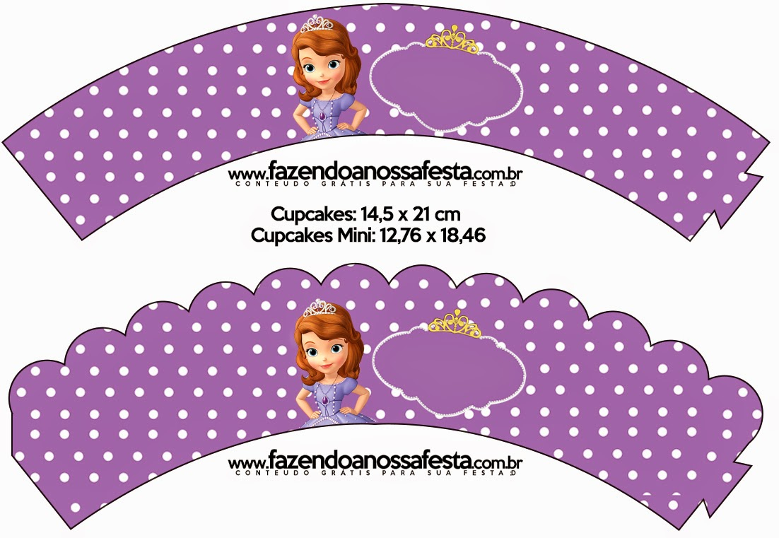 Sofia The First: Free Party Printables And Images. | Oh My Fiesta - Free Printable Sofia Cupcake Toppers