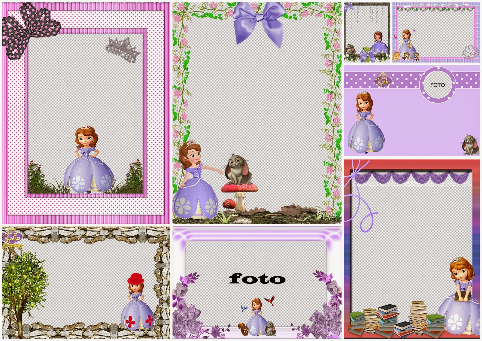 Sofia The First Free Printable Invitations Or Photo Frames. | Oh My - Free Printable Princess Invitation Cards