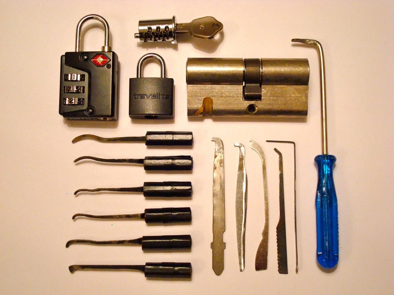 Some Homemade Lock Picking Tools, Submitted In A Photo To (The - Free Printable Lock Pick Templates