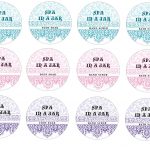 Spa In A Jar" Small Labels | Tania's Shower Ideas | Pinterest | Spa   Spa In A Jar Free Printable Labels
