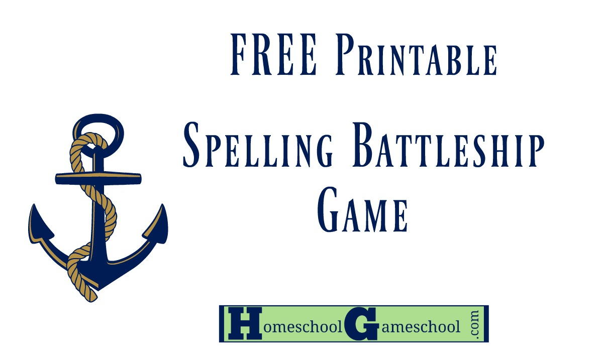 Spelling Battleship Free Game Download | Homeschool Gameschool - Free Printable Battleship Game