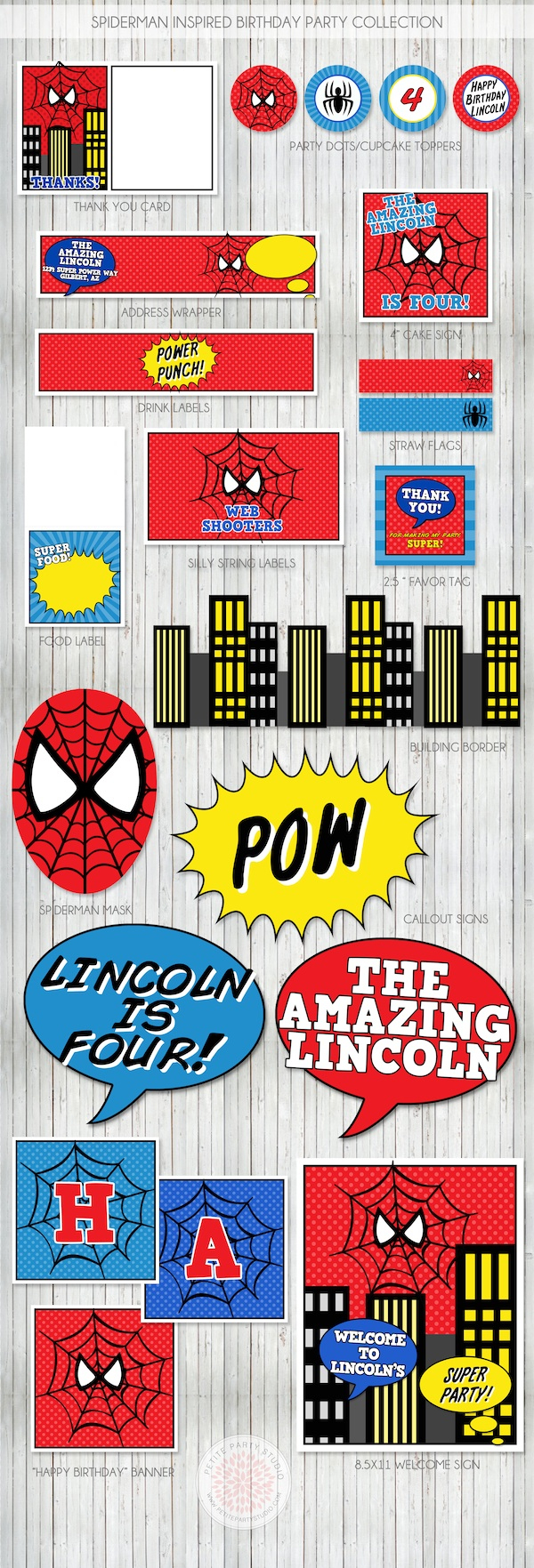 Spiderman Birthday Party - Free Printable Spiderman Pictures
