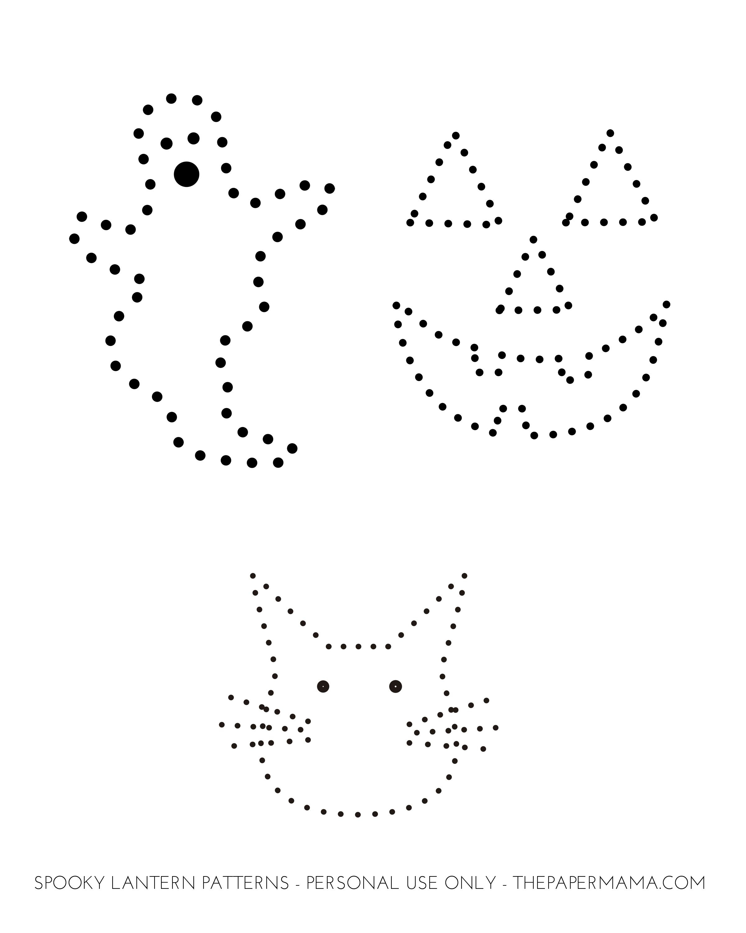 Spooky Tin Can Lantern - Hp Communities | String Art | Bolsas - Printable Tin Punch Patterns Free