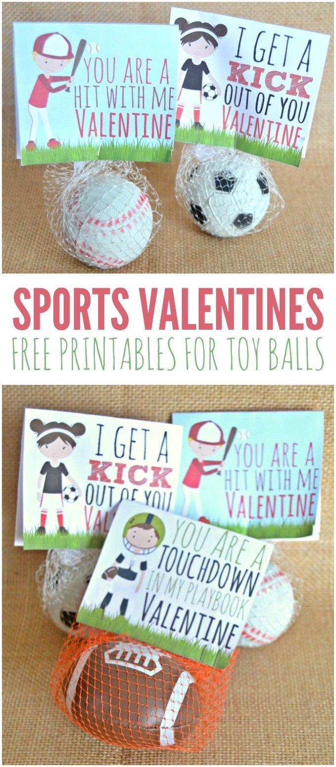 Sports Valentines Printables - Candy Free Valentine&amp;#039;s Day Ideas - Free Printable Football Valentines Day Cards