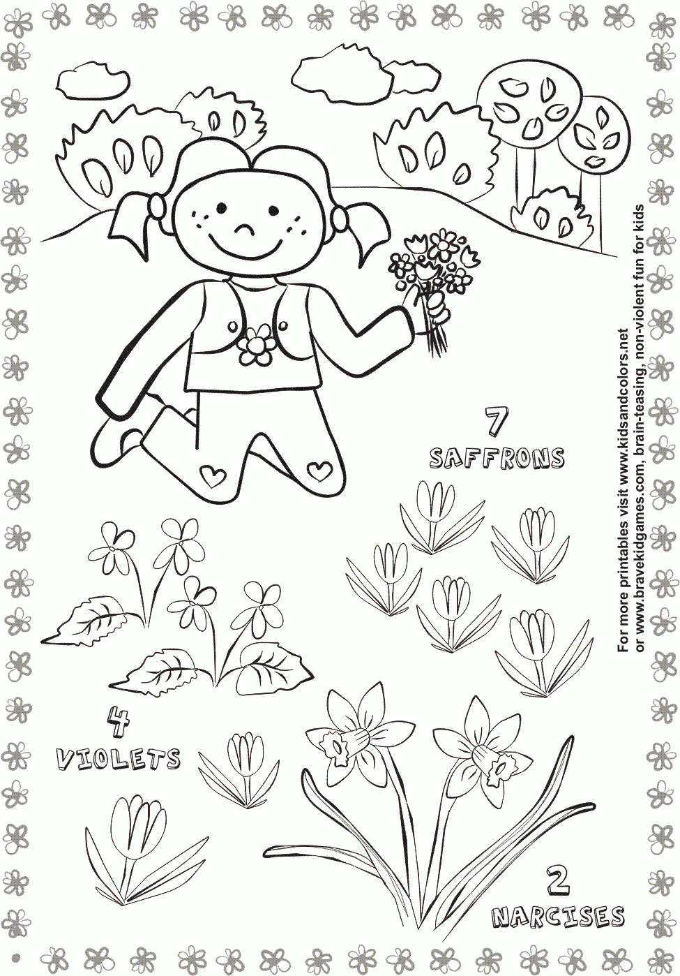 Spring Worksheets For Kindergarten To Free - Math Worksheet For Kids - Free Printable Spring Worksheets For Kindergarten