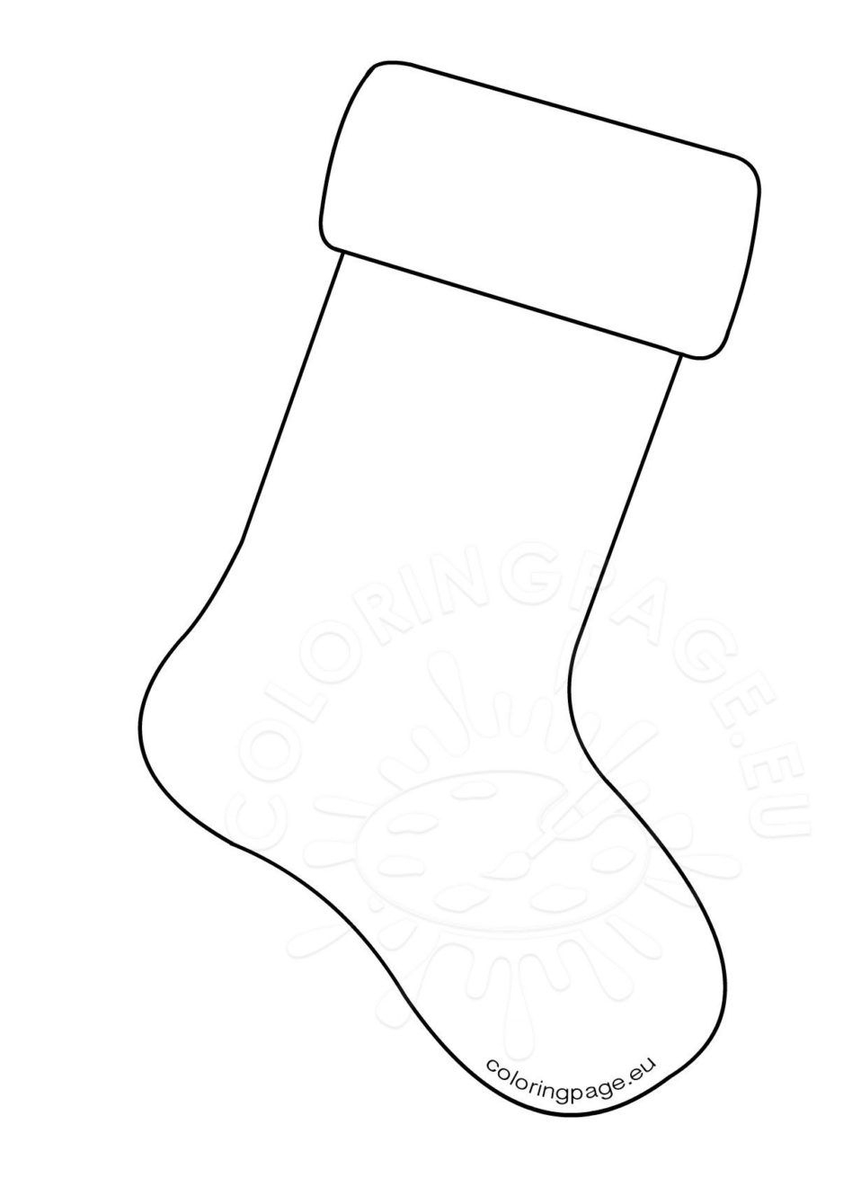 Stocking Template Printable Free Christmas Stockinge Stockings Of - Christmas Stocking Template Printable Free