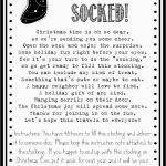 Strong Armor: Christmas Socking   You Ve Been Socked Free Printable
