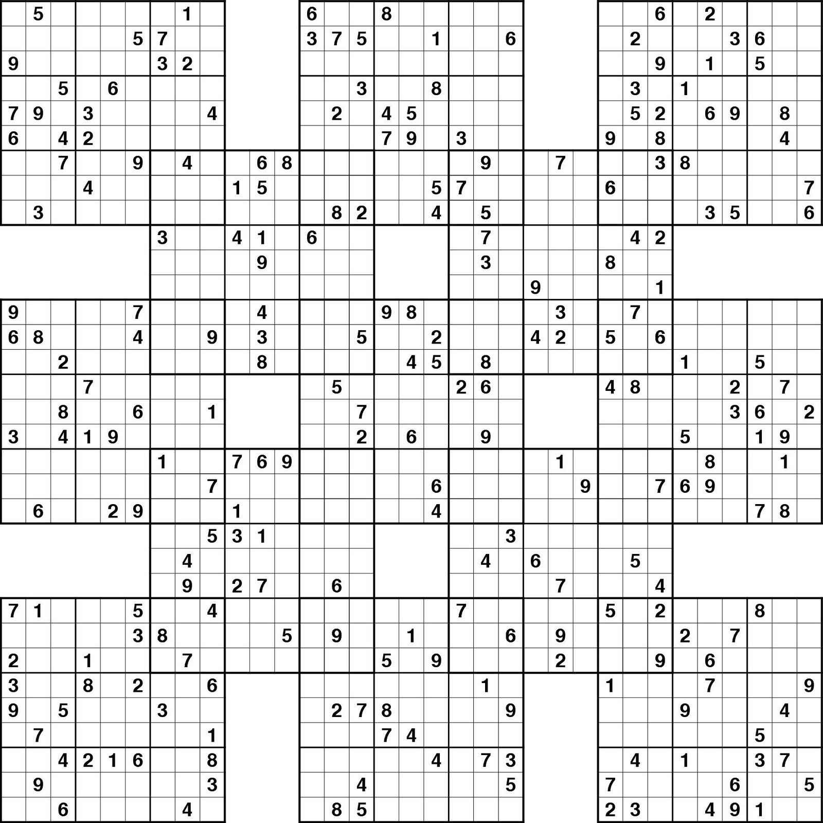 sudoku high fives free printable