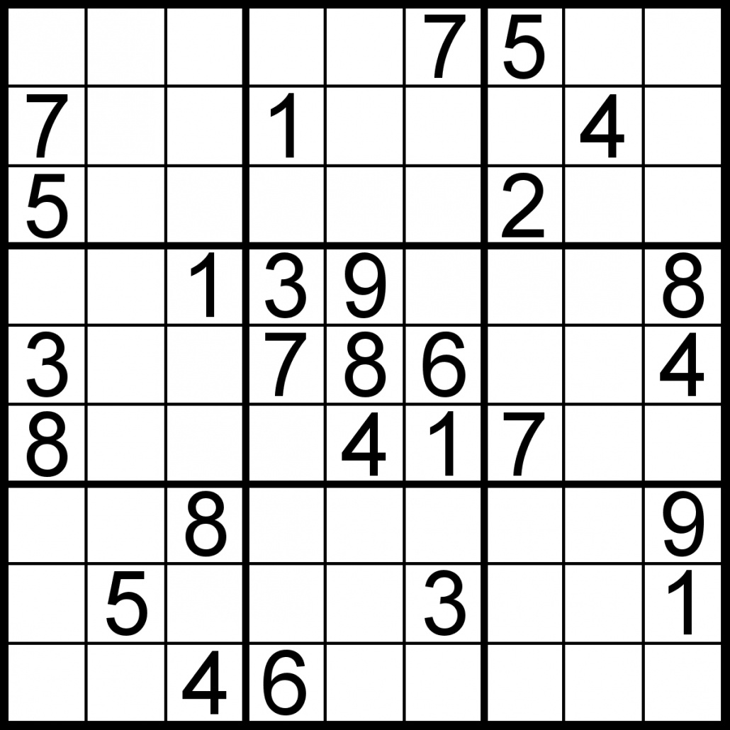 Sudoku Of The Day | Free Sudoku For Your Local Publications! - Free Printable Sudoku Puzzles
