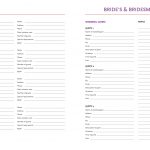 Table Guest List. Autumn Wild Grape Background. Wedding Design   Free Printable Wedding Party List