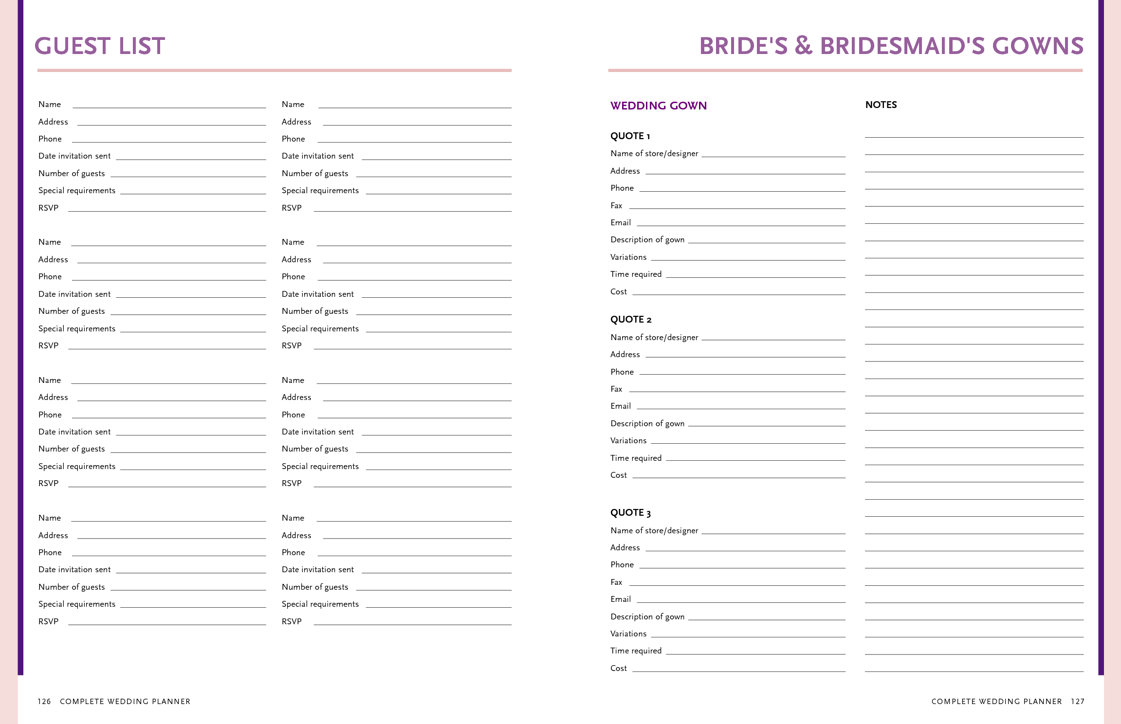 Table Guest List. Autumn Wild Grape Background. Wedding Design - Free Printable Wedding Party List