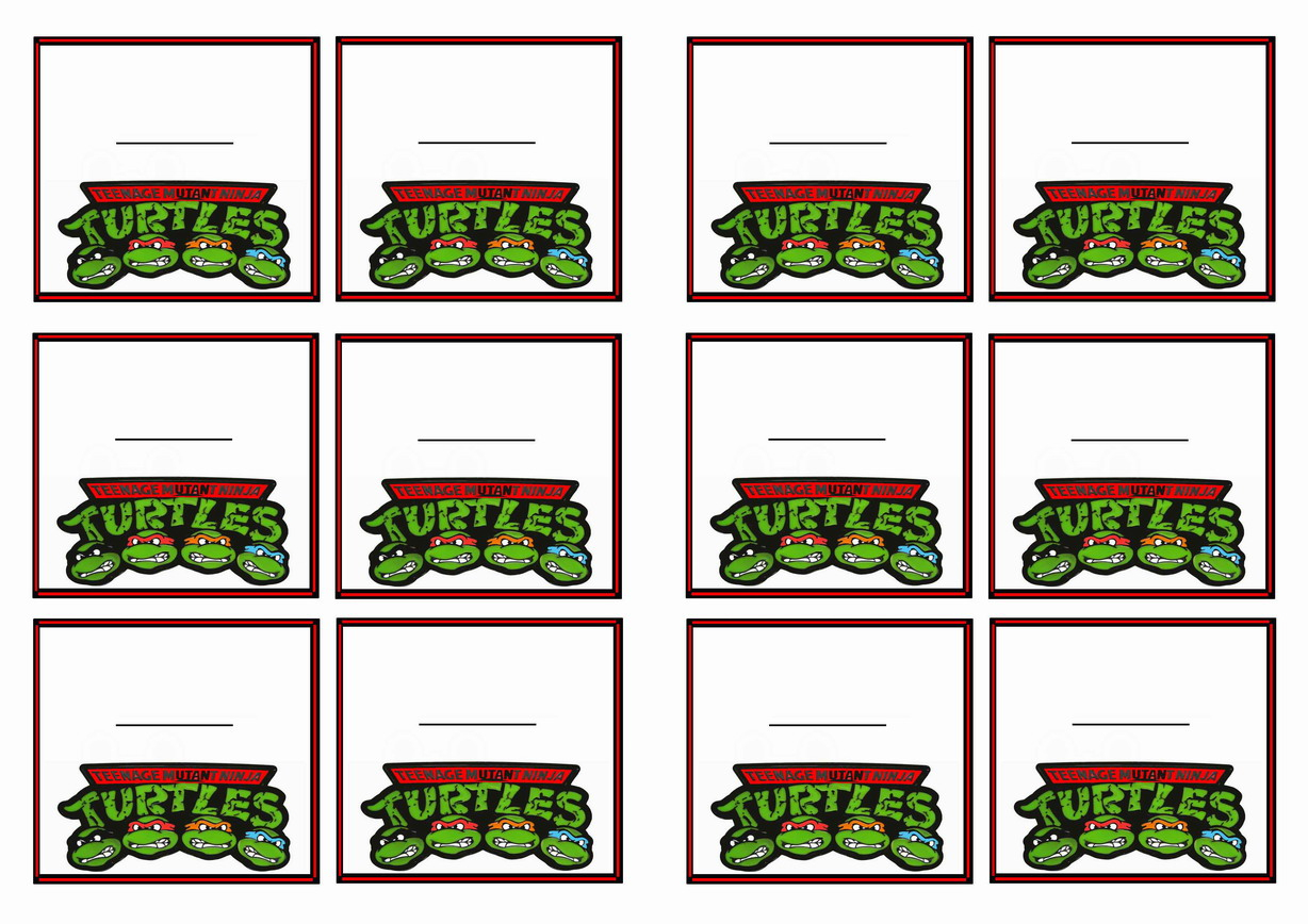 Teenage Mutant Ninja Turtles – Cupcake Toppers | Birthday Printable - Free Printable Teenage Mutant Ninja Turtle Cupcake Toppers