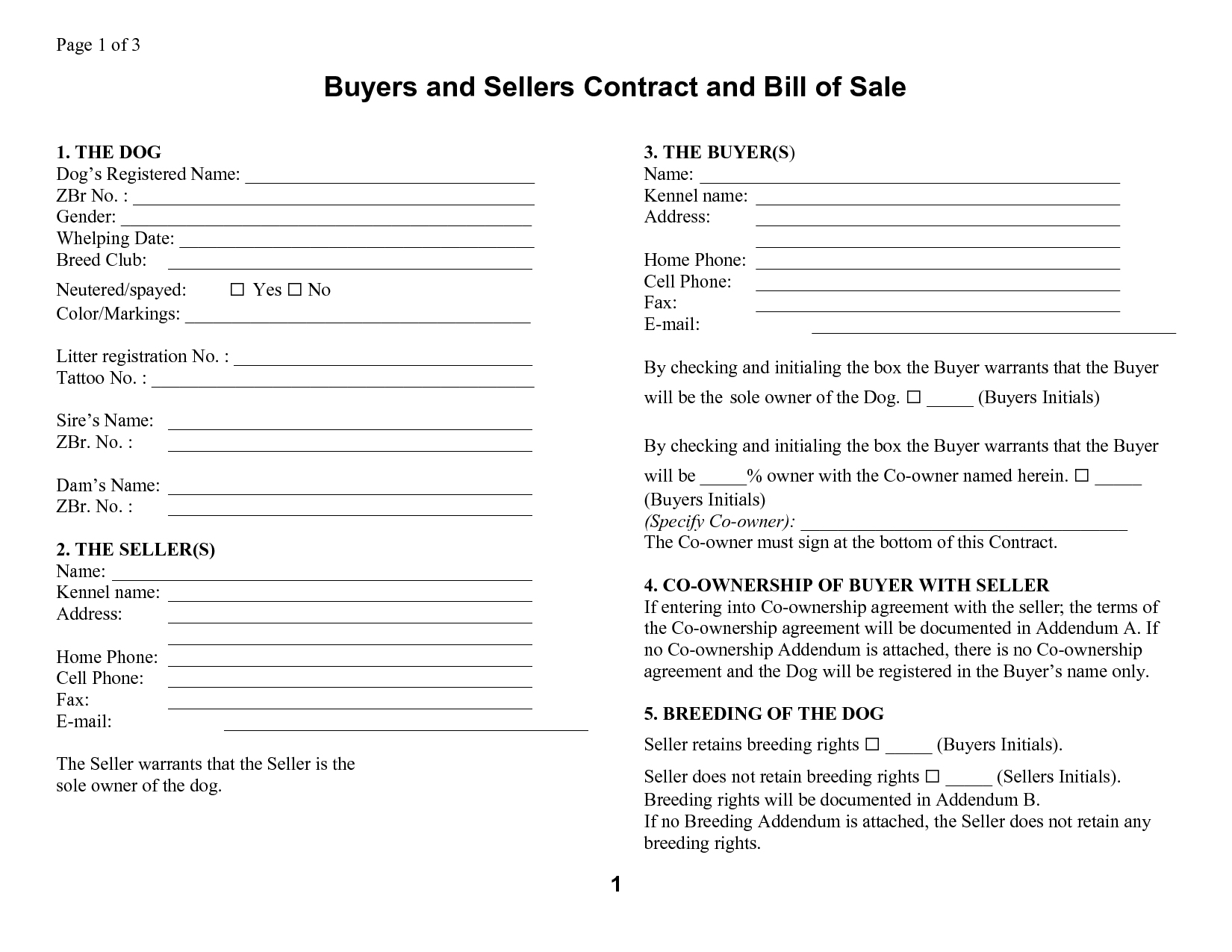 Template: Free Printable Manufactured Mobile Home Bill Of Sale - Free Printable Mobile Home Bill Of Sale